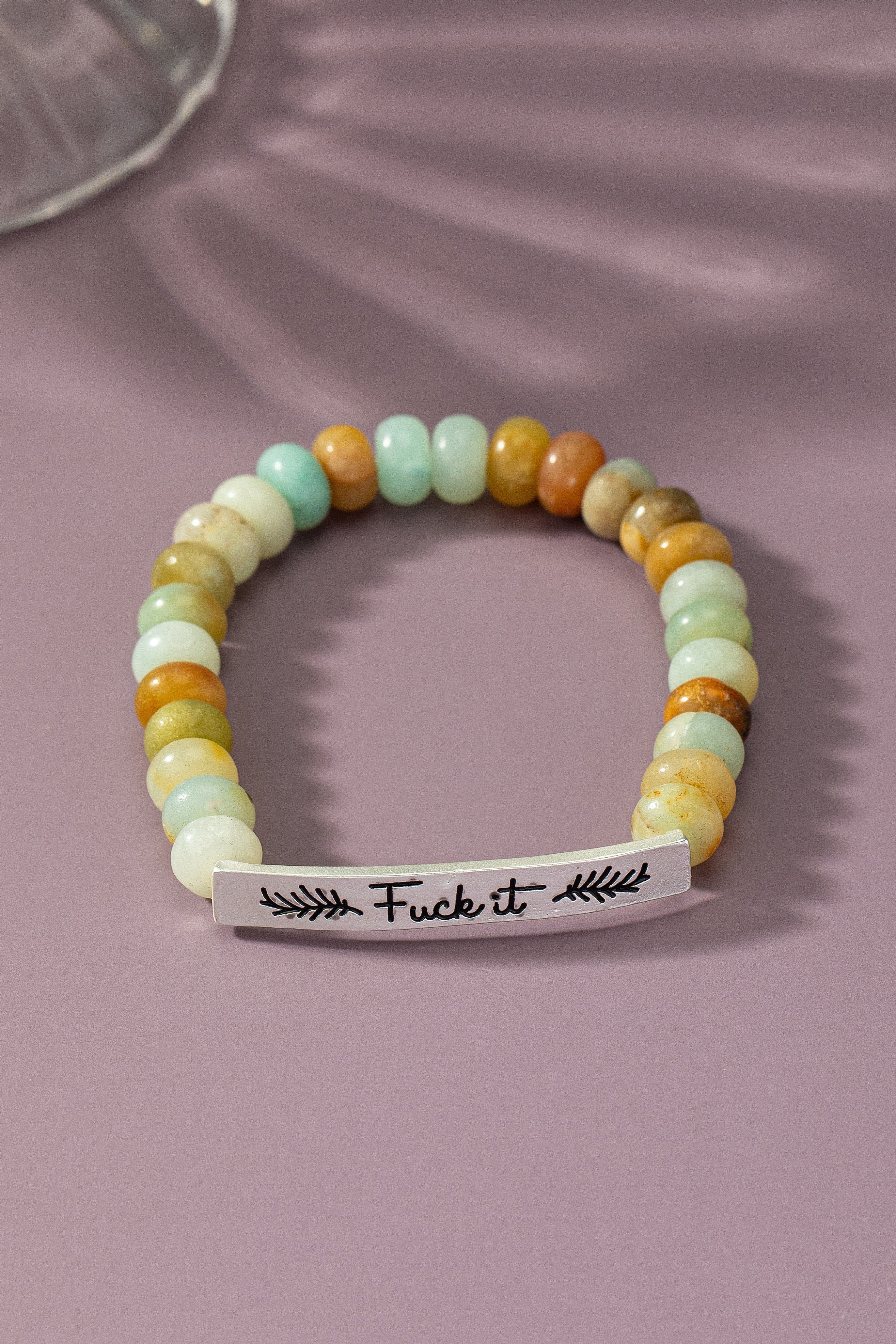 Bracelet -Fuck It - Silver-hotRAGS.com