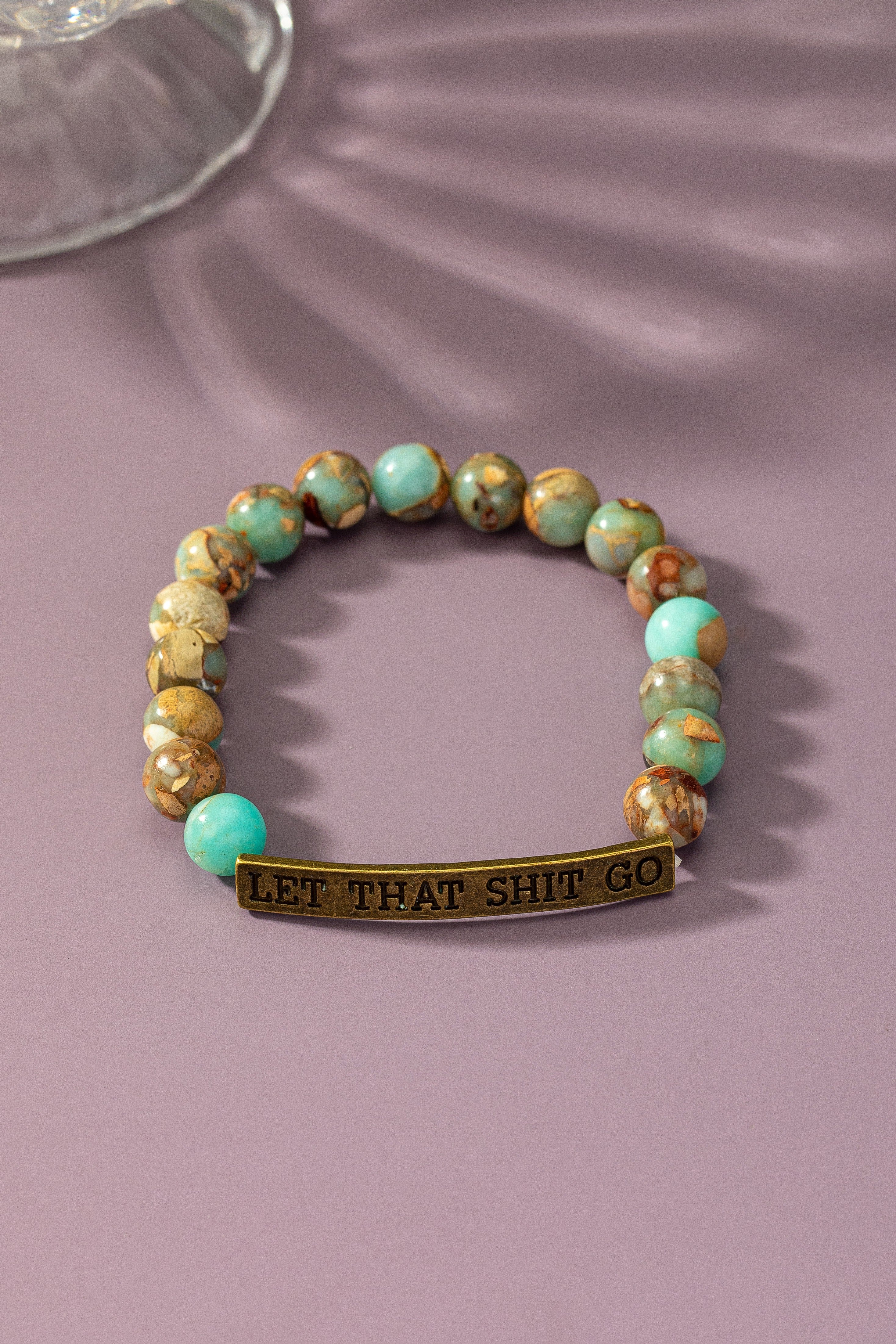 Bracelet - Let That Shit Go - Bronze-hotRAGS.com