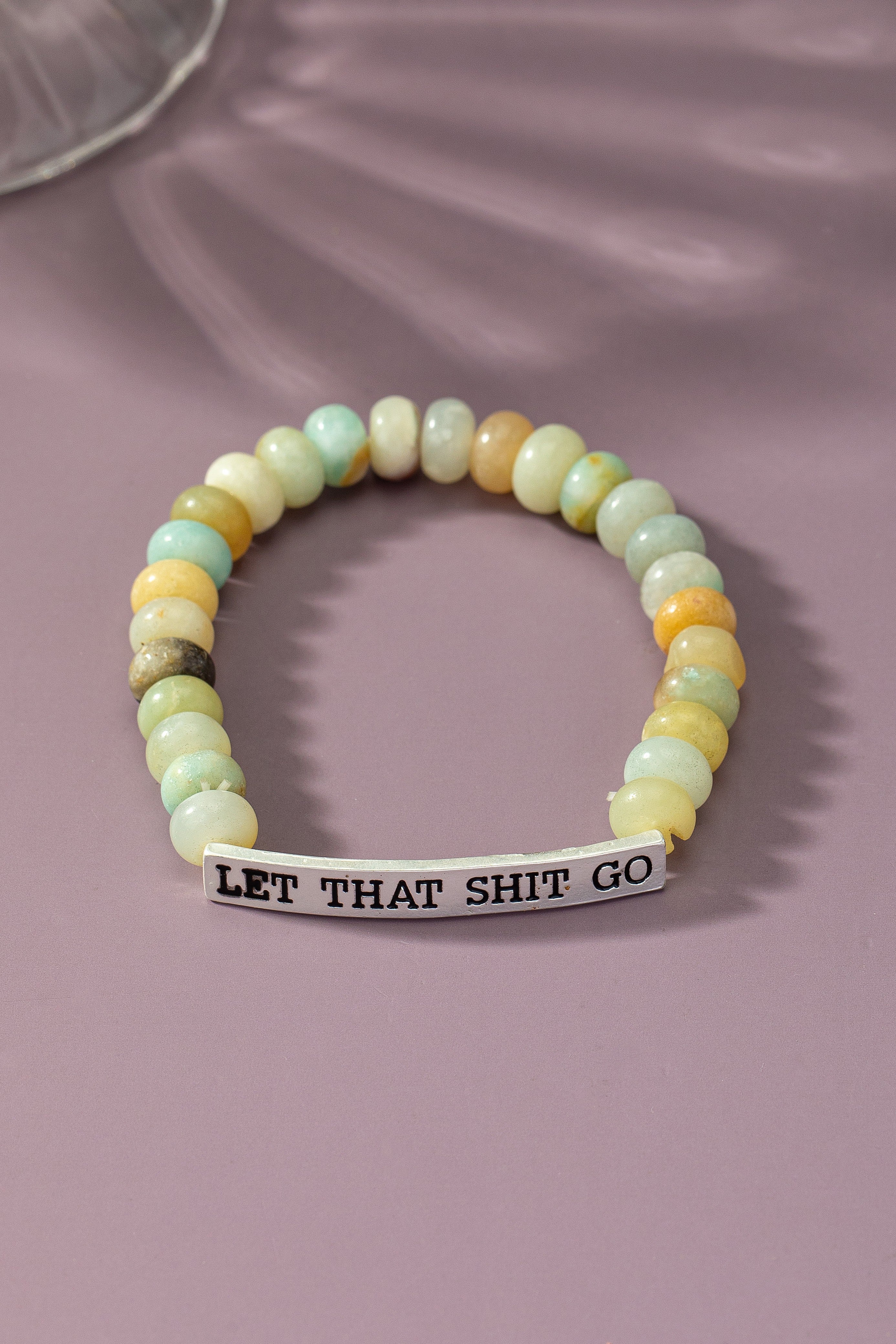 Bracelet - Let That Shit Go - Sliver-hotRAGS.com