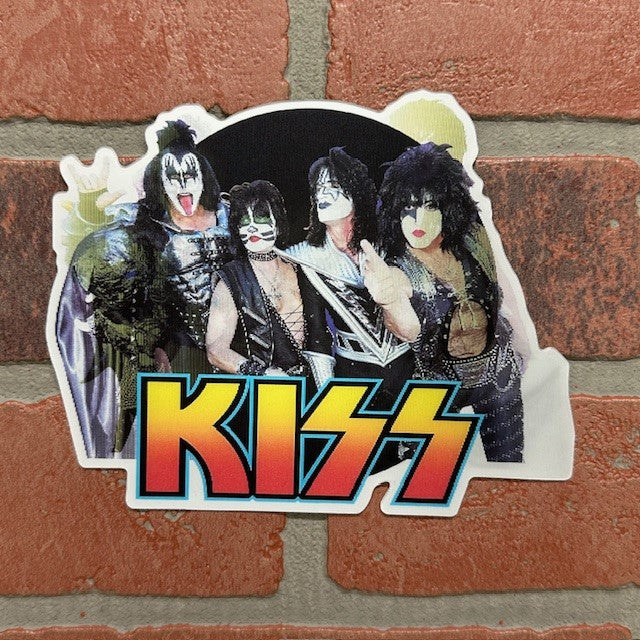 Sticker - 3D - Kiss-hotRAGS.com