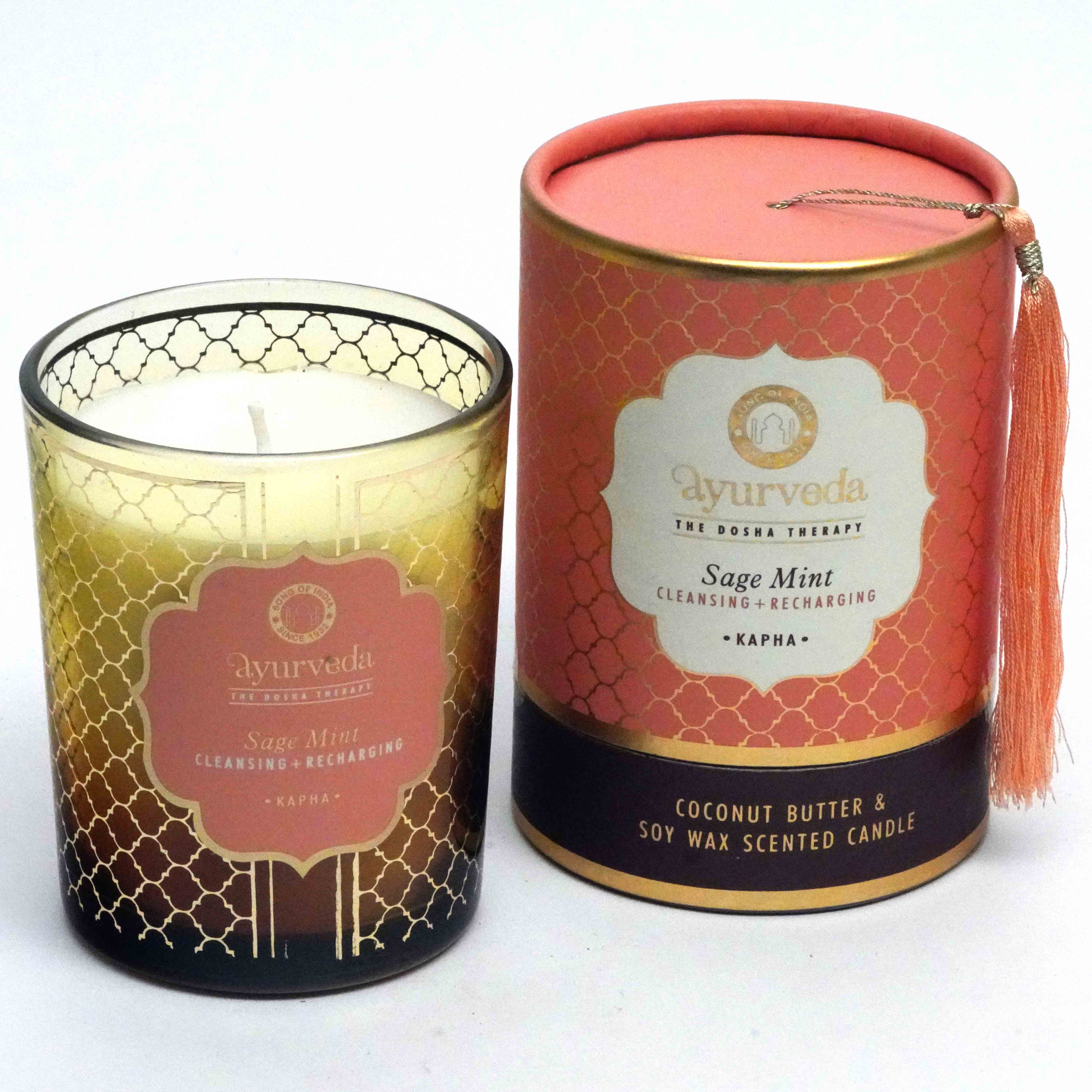 Candle - Ayurveda - Sage Mint-hotRAGS.com