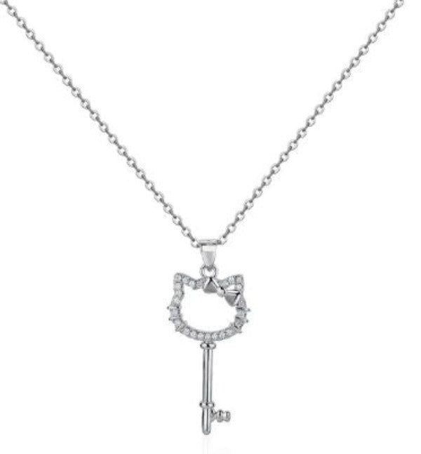 Necklace - Hello Kitty Key-hotRAGS.com