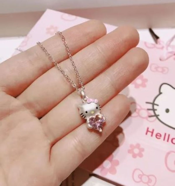 Necklace - Hello Kitty Heart-hotRAGS.com