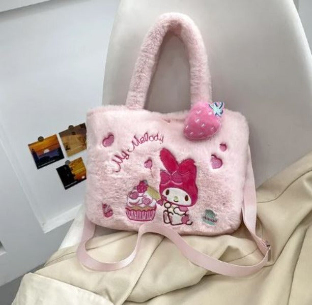 Bag - Plush My Melody - Pink-hotRAGS.com