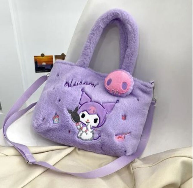 Bag - Plush Kuromi - Purple-hotRAGS.com