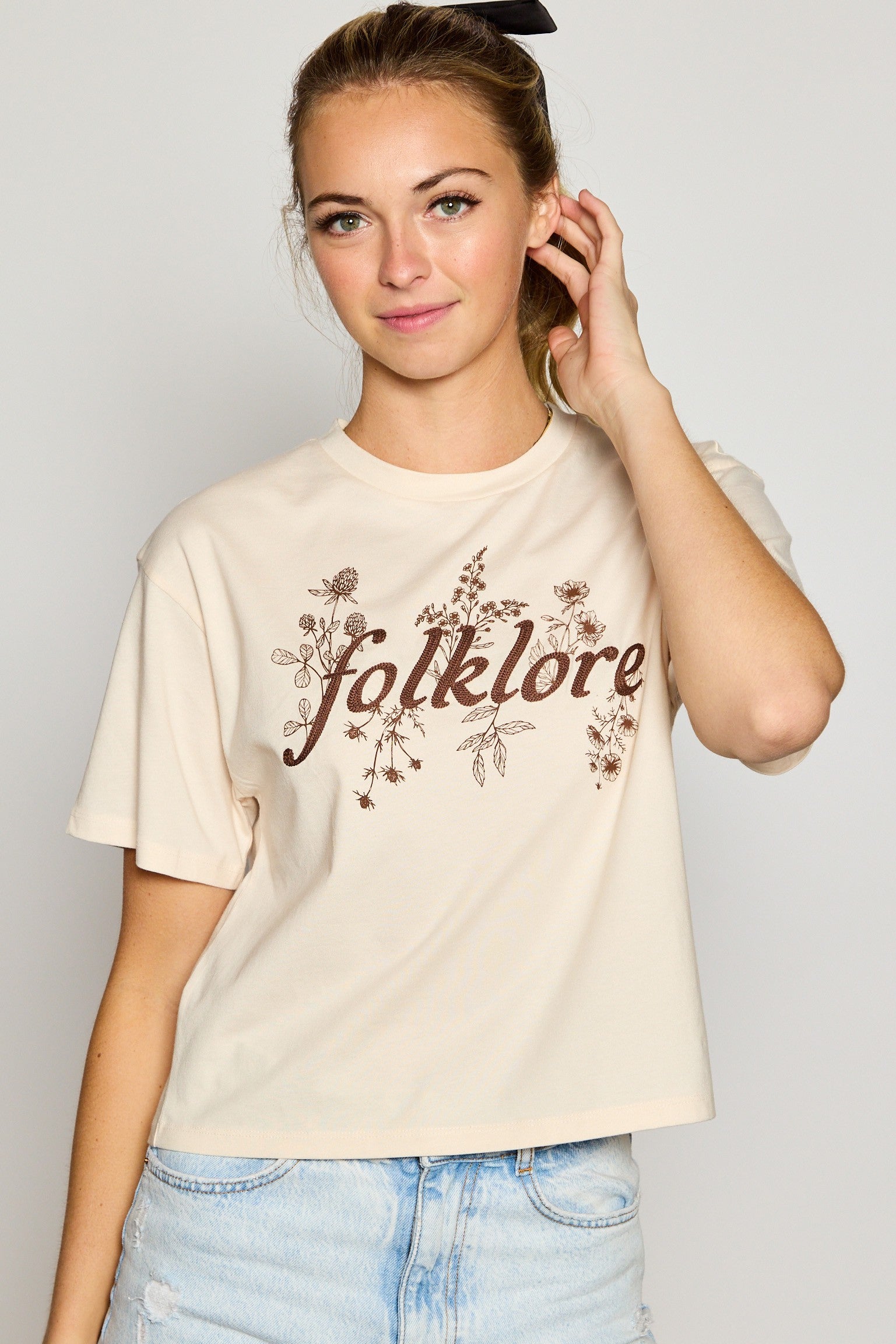 Jr Crop T Shirt - Folklore-hotRAGS.com