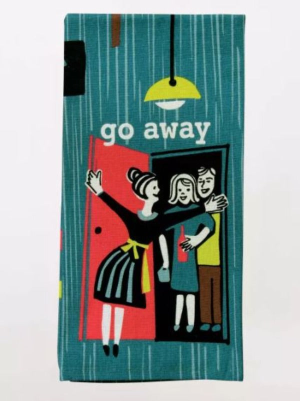 Kitchen Towel - Go Away-hotRAGS.com