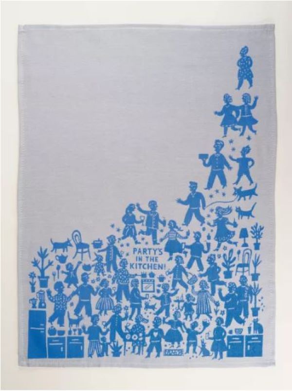 Kitchen Towel - Party's In The Kitchen-hotRAGS.com