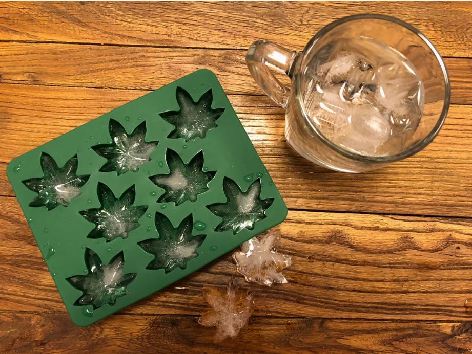 Mold - Silicone Ice Cube Mold - Leaf-hotRAGS.com