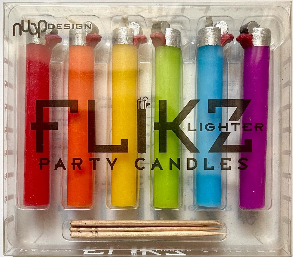 Candle - Birthday Candles -  Flikz 6 Piece Set-hotRAGS.com