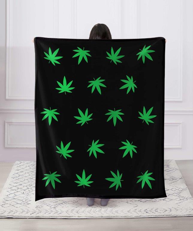 Blanket - Pot Leaf 420-hotRAGS.com
