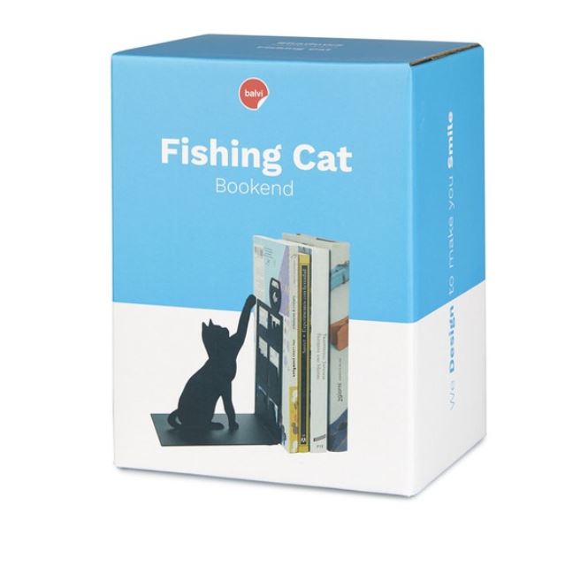 Bookend - Fishing Cat