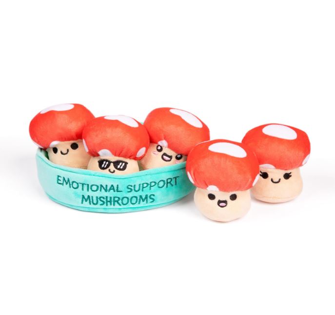 Plush - Emotional Support Mushrooms-hotRAGS.com