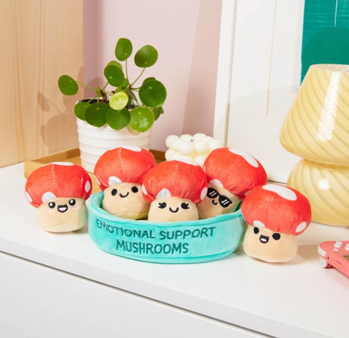 Plush - Emotional Support Mushrooms-hotRAGS.com