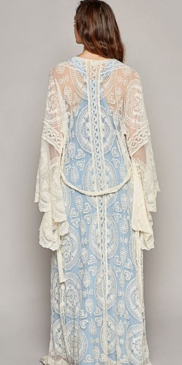 Kimono - Lace Embroidered-hotRAGS.com