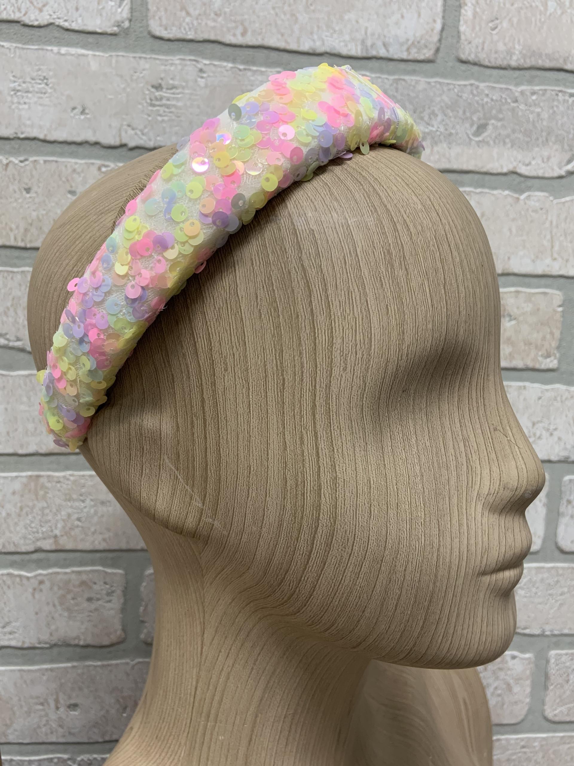 Headband - Glitter Sequins - Pink-hotRAGS.com
