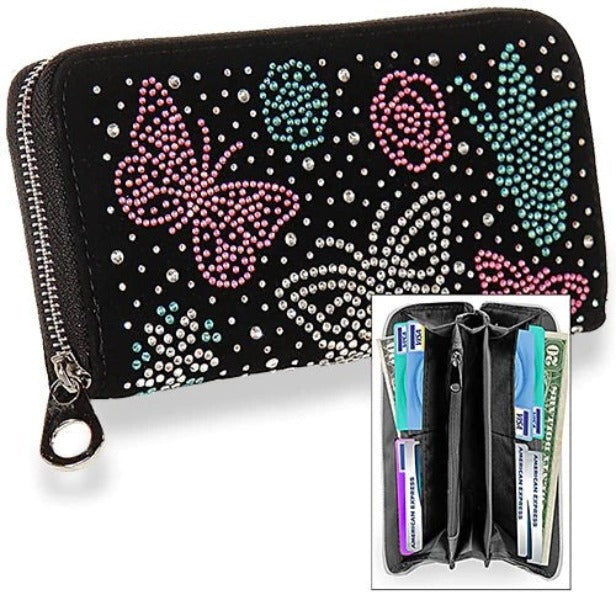 Wallet - Butterfly Accordian-hotRAGS.com