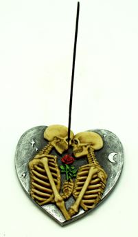 INCENSE BURNER - SKELETON LOVERS-hotRAGS.com