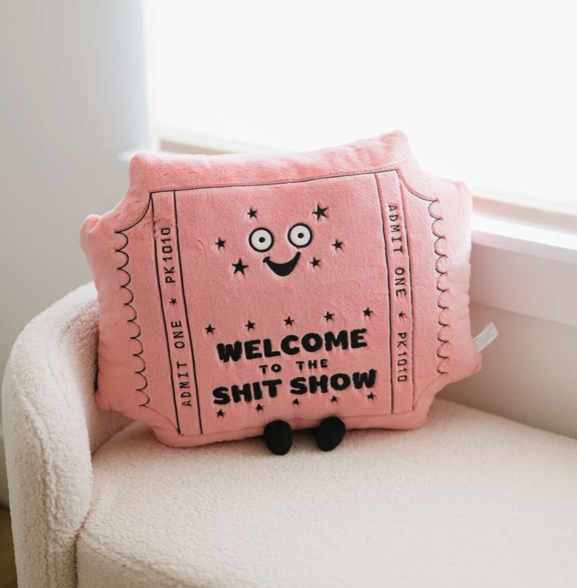 Punchkins - Pillow Welcome To The Shit Show Funny Plushie-hotRAGS.com