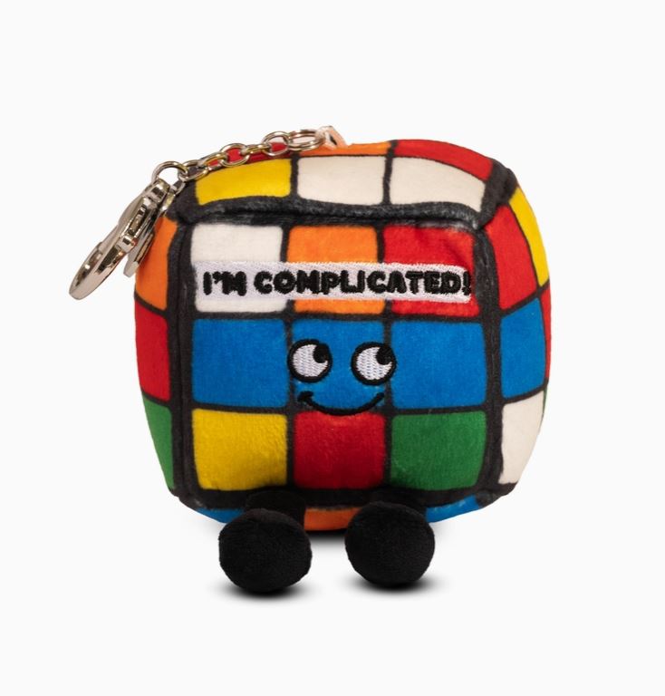 Keychain - Cube - I'm Complicated-hotRAGS.com