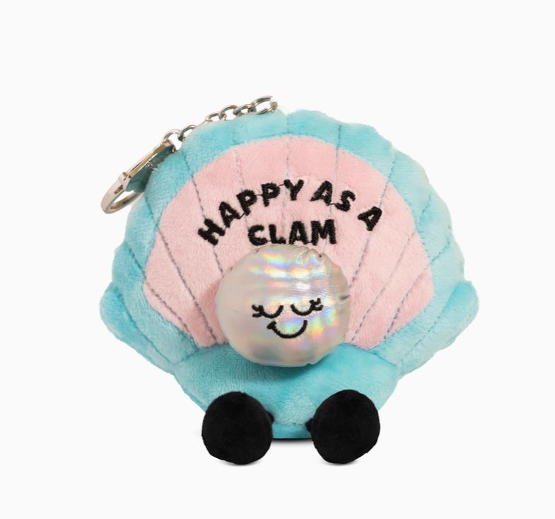 KEYCHAIN - Happy As A Clam-hotRAGS.com