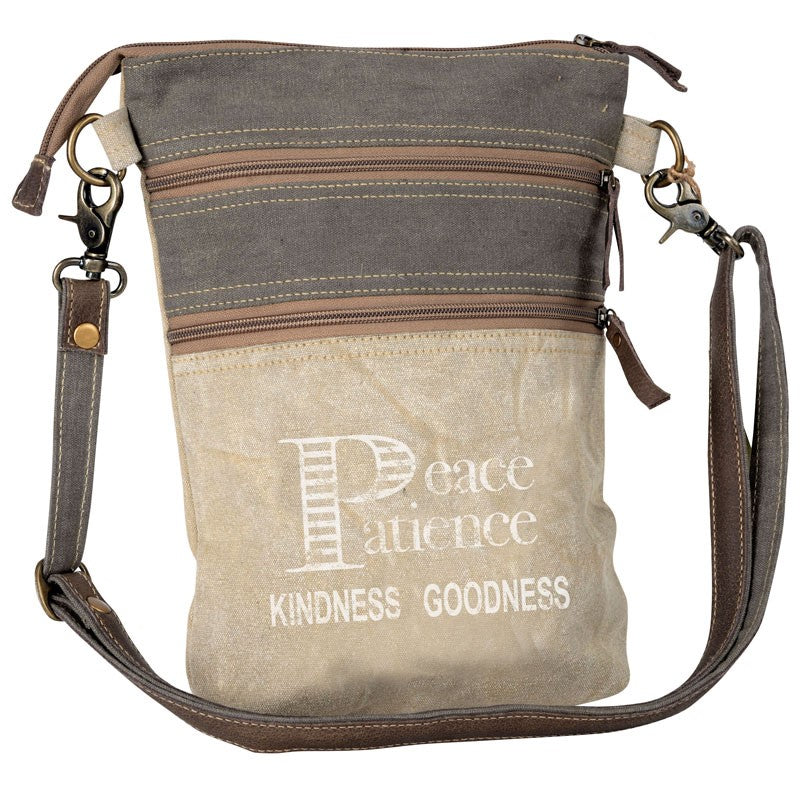 BAG - PEACE, PATIENCE, Kindness, Goodness Canvas Bag-hotRAGS.com