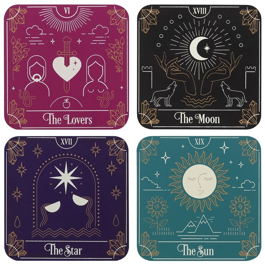 Coaster Set - Tarot Cards-hotRAGS.com