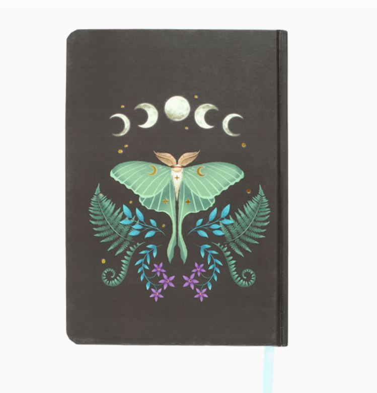 Journal Notebook - Luna Moth A5-hotRAGS.com