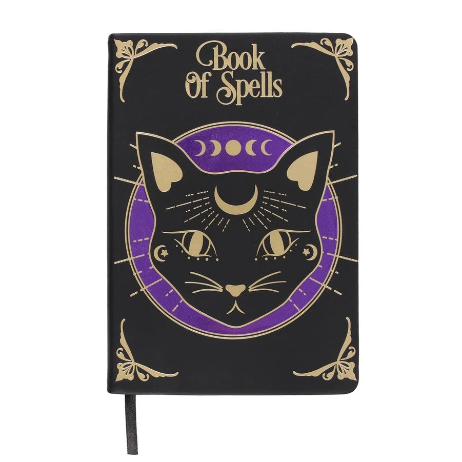 Journal Notebook - Book Of Spells Cat-hotRAGS.com