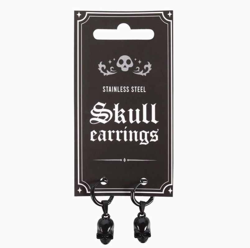 Earrings - Skull Stainless Steel-hotRAGS.com