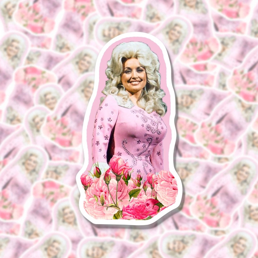 Sticker - Dolly Parton - 3.5 x 1.9in-hotRAGS.com