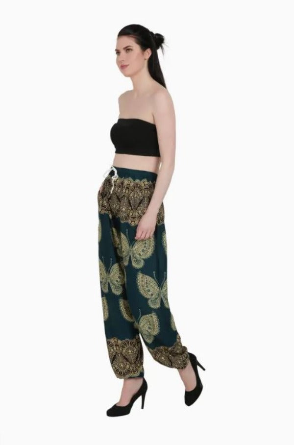 Patchwork Printed Palazzo Pants