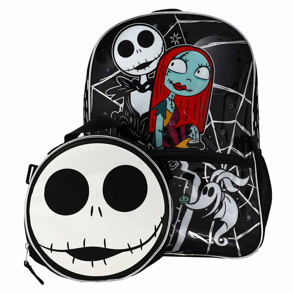 Backpack - The Nightmare Before Christmas - Jack & Sally Lunch Tote & Backpack-hotRAGS.com