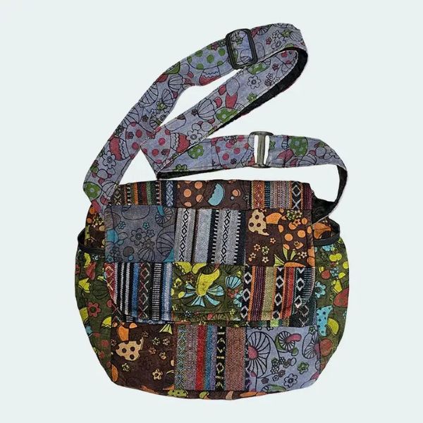 Bag - Patch Cotton Messenger - hotRAGS.com