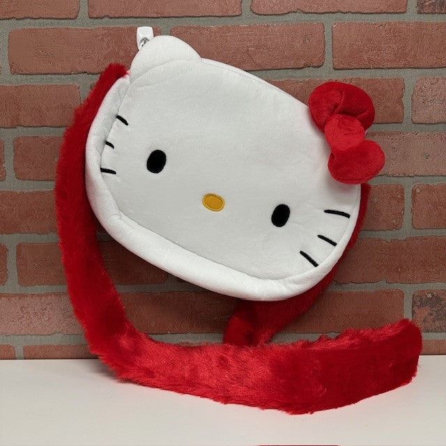 Bag - Plush Hello Kitty Head - Red-hotRAGS.com