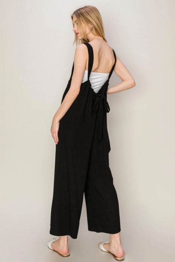 Overall - Jumpsuit Woven - Black-hotRAGS.com