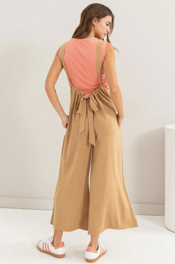 Overall - Jumpsuit Woven - Camel-hotRAGS.com