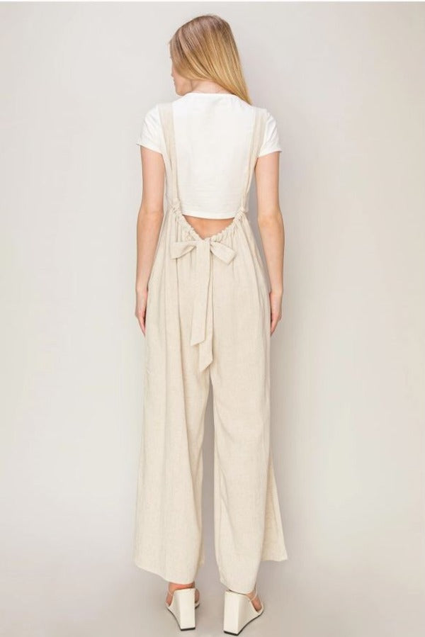 Overall - Jumpsuit Woven - Cream-hotRAGS.com