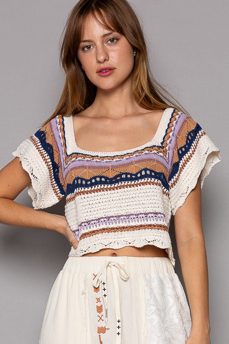 Jr Crop Top - Jr Crochet Top-hotRAGS.com