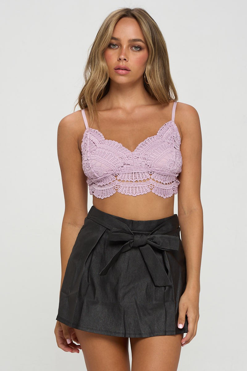 Jr Bralette Lace - Lavender-hotRAGS.com