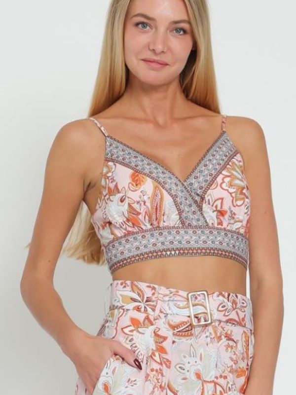 Top - Jr Boho Crop Tank Top-hotRAGS.com