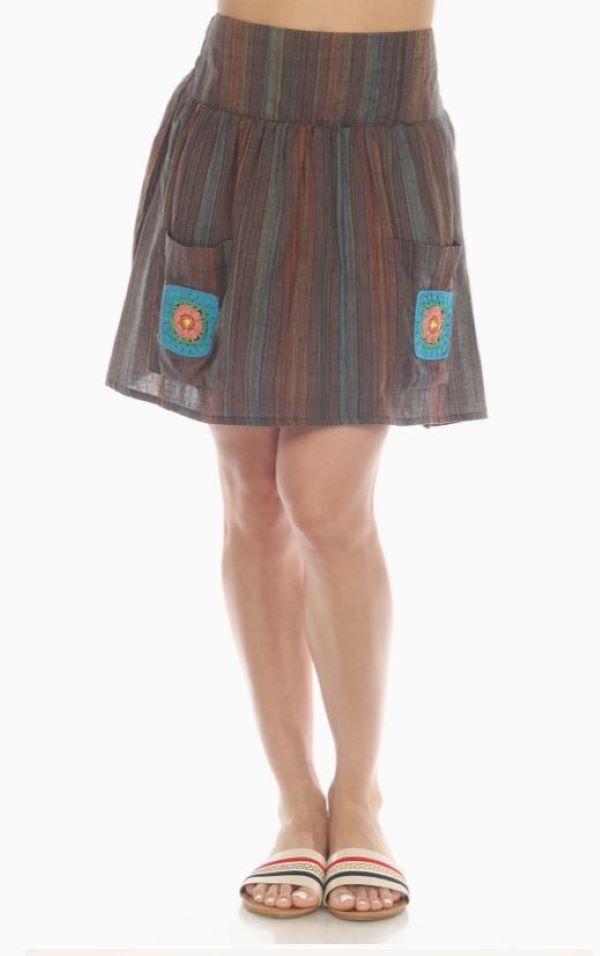 Skirt - Mini Square - Agate-hotRAGS.com