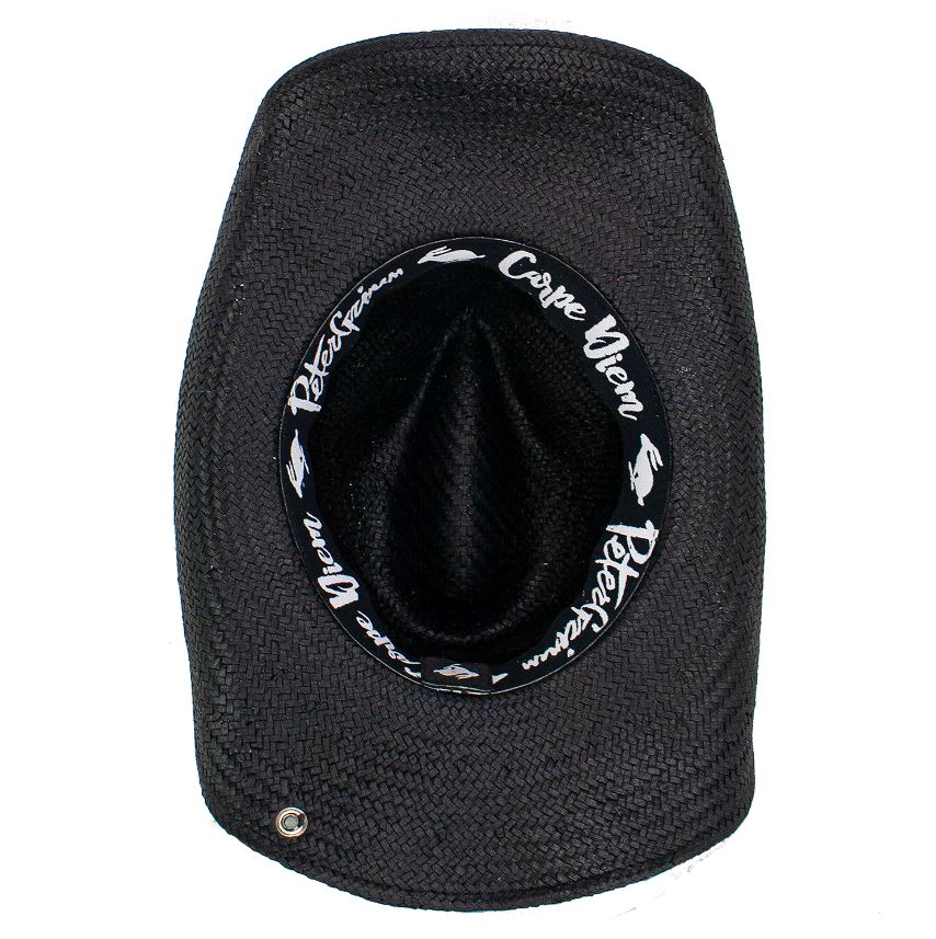 Hat - Cowboy Hat - Grateful Dead Steal Your Face - Black-hotRAGS.com