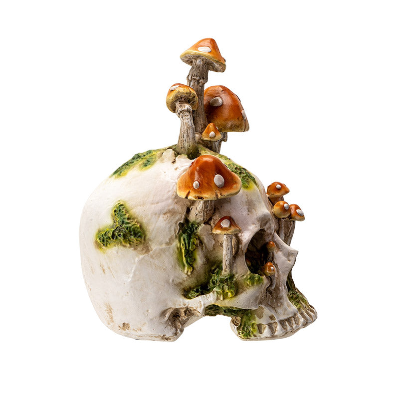 Skull - With Mushrooms-hotRAGS.com
