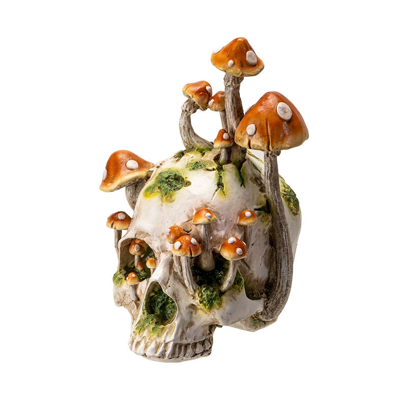 Skull - With Mushrooms-hotRAGS.com