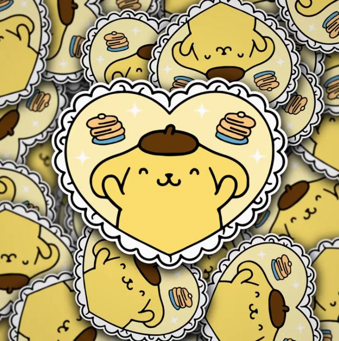 Sticker - Pom Pom Purin-hotRAGS.com