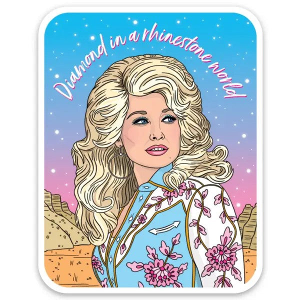 Sticker - Dolly Diamond Die Cut Sticker-hotRAGS.com