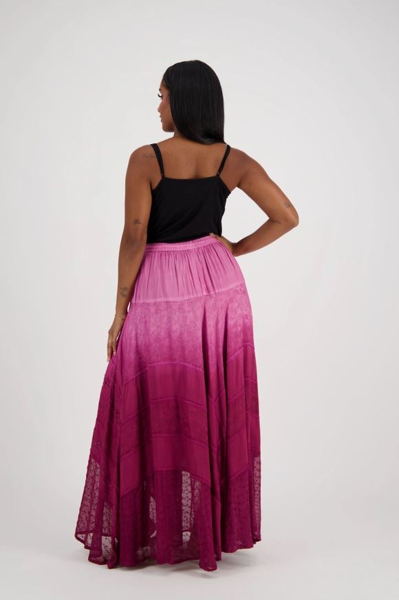 Skirt - Maxi Pink Ombre-hotRAGS.com