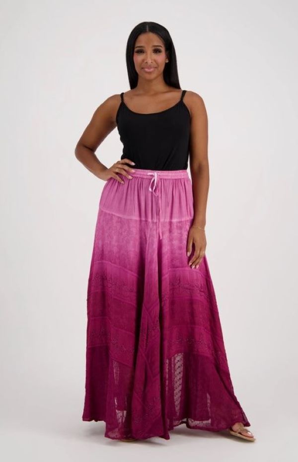 Skirt - Maxi Pink Ombre-hotRAGS.com