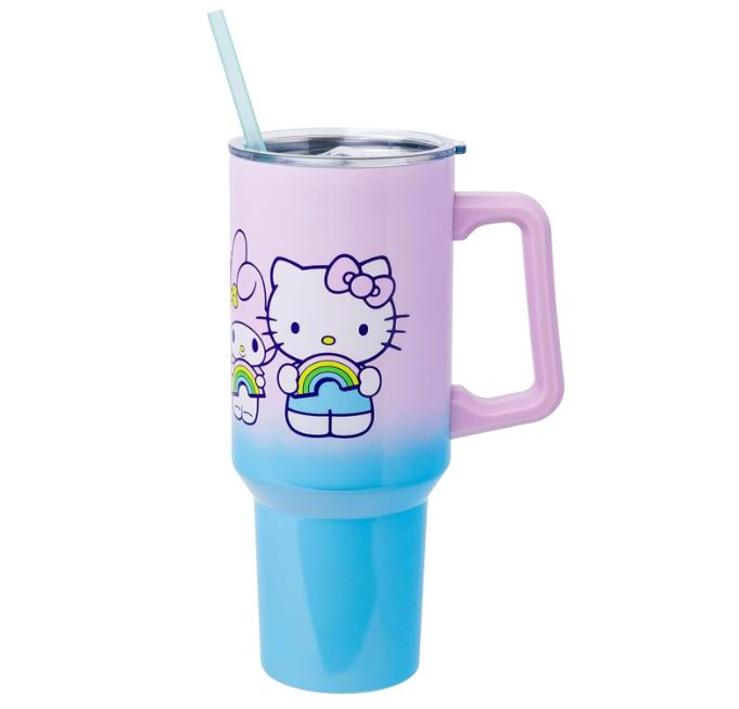 Tumbler - Sanrio Rainbow Stainless Steel Tumbler - 40oz-hotRAGS.com